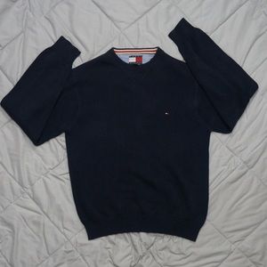 Tommy Hilfiger Men’s Medium Navy Blue Knit Sweater